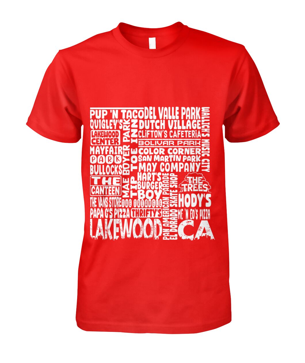 Lakewood CA Memories T-shirt